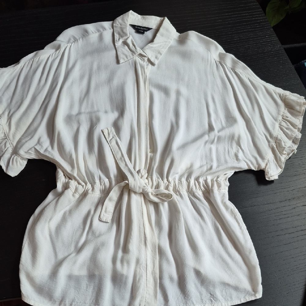Elegant White Women's Blouse